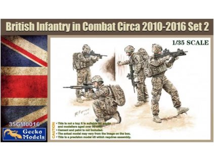 35GM0016 British Infantry in Combat Circa 2010 2016 Set 2