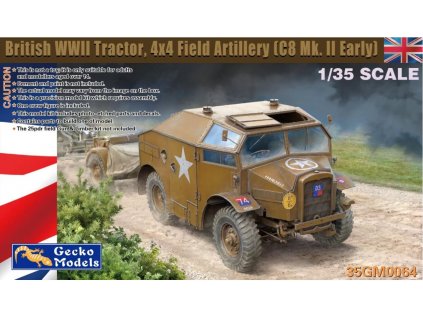 35GM0064 British WWII Tractor, 4x4 Field Artillery (C8 Mk.II Early)