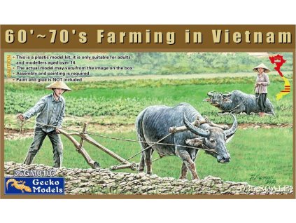 35GM0107 60's 70's Farming in Vietnam