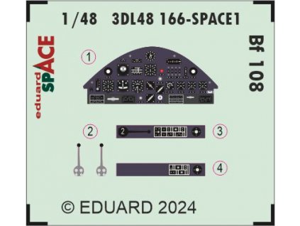 3DL48166 SPACE REKL Bf 108 1 48 rev0