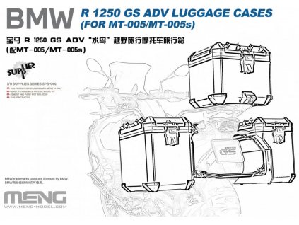 SPS 091 BMW R1250 GS ADV Luggage Cases