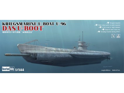 NVL8001 KRIEGSMARINE U BOAT U 96 DAS U BOOT