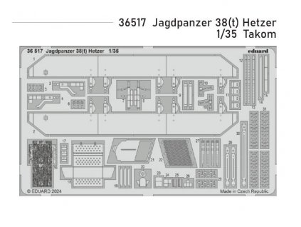 36517 Jagdpanzer 38(t) Hetzer 1 35 Takom