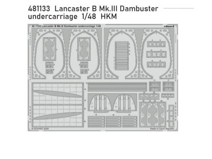 481133 Lancaster B Mk.III Dambuster undercarriage 1 48 HKM