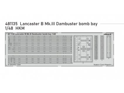 481135 Lancaster B Mk.III Dambuster bomb bay 1 48 HKM