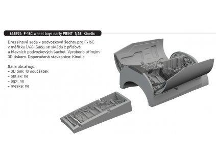 648974 F 16C wheel bays early PRINT 1 48 Kinetic