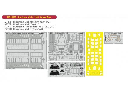 BIG49400 Hurricane Mk.IIc 1 48 Hobby Boss