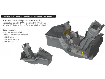 648973 F 16C Block 52 from 1997 cockpit PRINT 1 48 Kinetic
