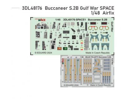 3DL48176 Buccaneer S.2B Gulf War SPACE 1 48 Airfix