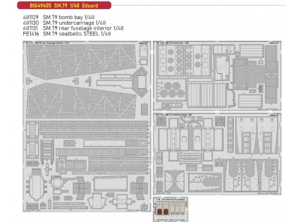 BIG49405 SM.79 1 48 Eduard