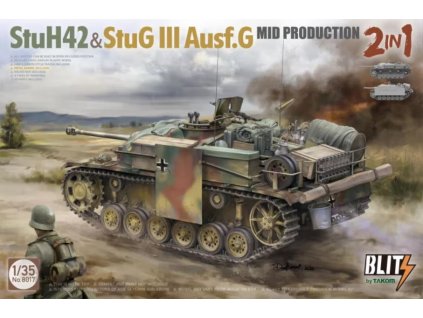 TAK8017 StuH42 & StuGIII Ausf. G Mid Production 2 in 1