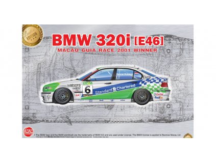 1/24 BMW 320i E46 Touring Macau 2001 Winner