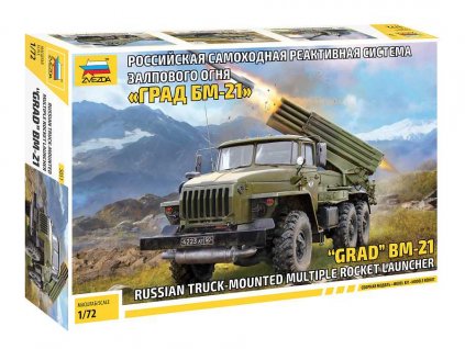 Model Kit military 5051 - BM-21 Grad 1 Rocket Launcher (1:72)