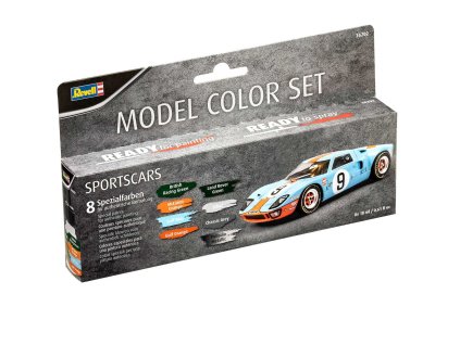 Sada barev Aqua Color 36202 - Sportscar (8 x 17ml)