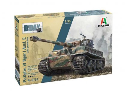 Model Kit tank 6754 - Pz.Kpfw.VI Tiger I Ausf.E late prod. (1:35)