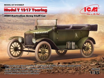 ICM 35667 Model T 1917 Touring, WWI Australian Army Staff Car