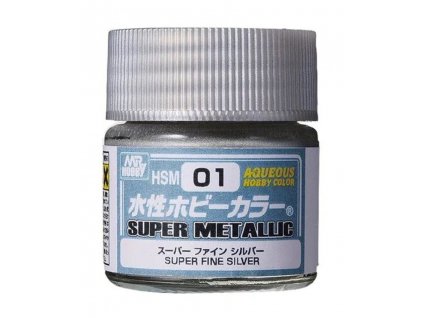 HSM-01 Mr Hobby - Aqueous Hobby Super Metallic Colors (10 ml)