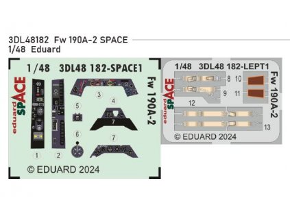 3DL48182 Fw 190A 2 SPACE 1 48 Eduard