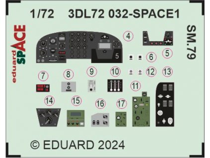 3DL72032 SPACE REKL SM.79 1 72 rev0