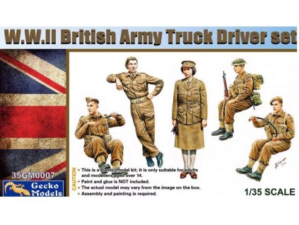 35GM0007 WWII British Army Truck Driver set