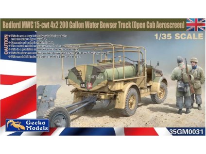 35GM0031 Bedford MWC 15 cwt 4x2 200 Gallon Water Bowser Truck