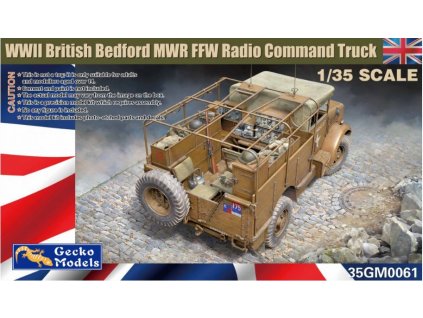 35GM0061 WWII British Bedford MWR FFW Radio command truck