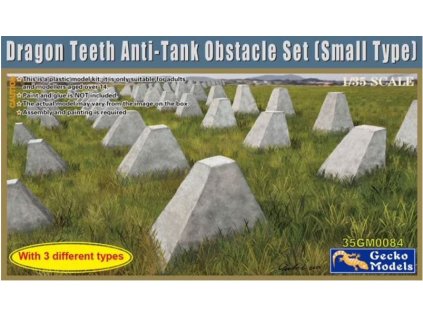 35GM0084 Dragon Teeth Anti Tank Obstacle set