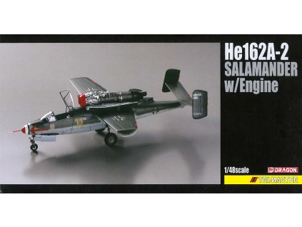Model Kit letadlo 5576 - He162A-2 Salamander w/Engine (1:48)