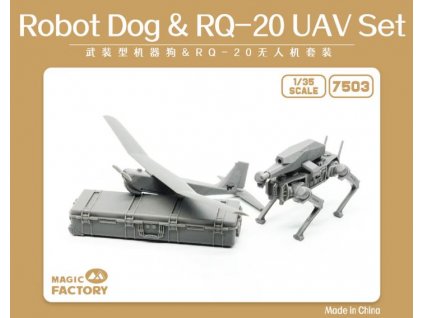 Magic 7503 Armed Robot Dog & RQ 20 UAV Set