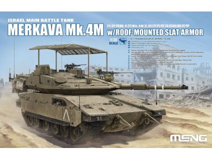 1/35 Israel Main Battle Tank Merkava Mk.4M w/Roof-Mounted Slat Armor