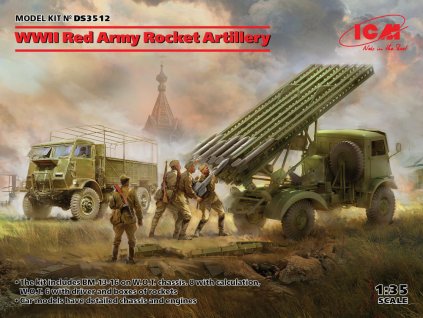 1/35 WWII Red Army Rocket Artillery (BM-13-16MLRS Crew, RKKA Drive)