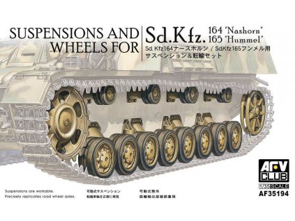1/35 Wheels & suspensions for Panzer IV (Hummel, Nashorn)