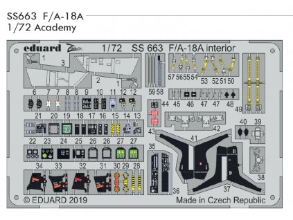 SS663 F A 18A 1 72 Academy