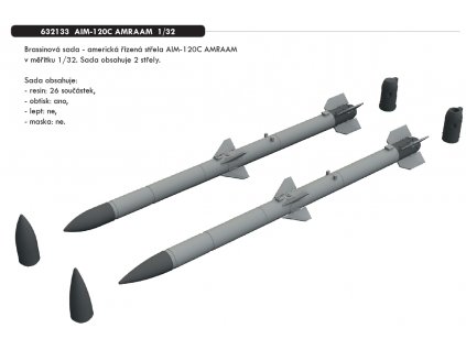 632133 AIM 120C AMRAAM 1 32