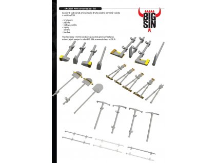 SIN635001 WWII German tool set 1 35