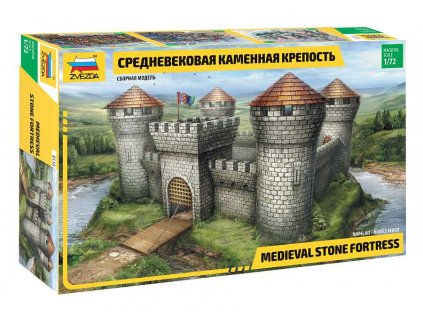 Model Kit diorama 8510 - Medieval Stone Fortress (RR) (1:72)