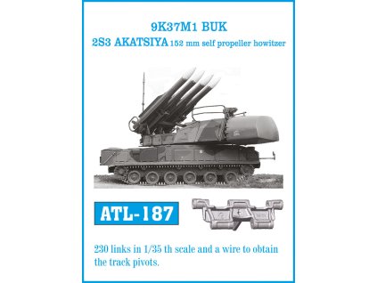 1/35 ATL-187 9K37M1 BUK 2S3 AKATSIYA 152 mm self propeller howitzer - Friul Model