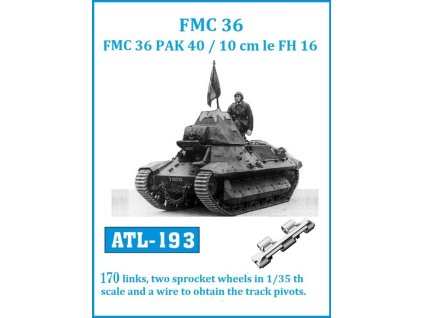 1/35 ATL-193 FCM 36 / FCM 36 PAK 40 / 10 cm le FH 16 - Friul Model