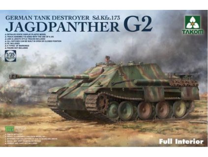 Takom 2118 Jagdpanther G2 Full interior