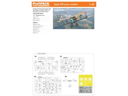 EDU8197 Spad XIII early reedice