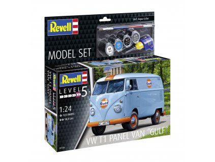 ModelSet auto 67726 - VW T1 Panel Van (Gulf Decoration) (1:24)