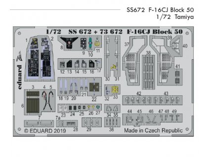 SS672 F 16CJ Block 50 Tamiya