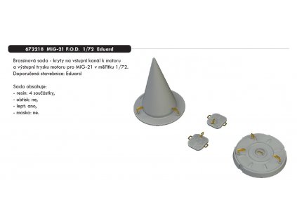672218 MiG 21 F.O.D. 1 72 Eduard