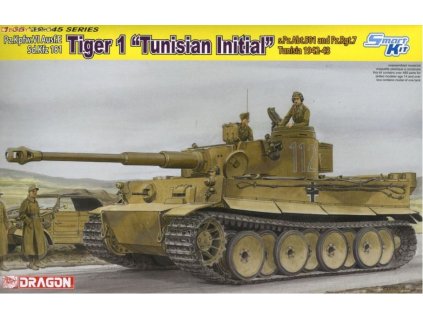 DRA6608 PzKpfw.VI Ausf.E Sd.Kfz 181 Tiger 1 Tunisian Initial s.Pz.Abt.501 and Pz.Rgt.7 Tunisia 1942 43