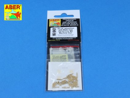 1/16 .50 cal. Amuunition with box set for M2 MG