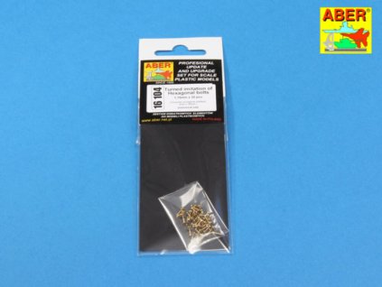 1/16 Turned imitation of Hexagonal bolts 1,19 mm x 30 pcs.