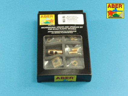 1/16 Muzzle brake for German 7,5cm barrel used on Sd.Kfz. 171 Panther, Ausf. G