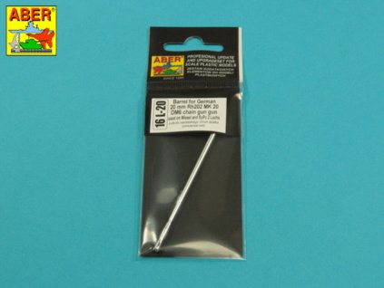 1/16 Barrel for German 20 mm RH202 MK 20 DM chain gun used on Wiesel, Luchs, Marder I