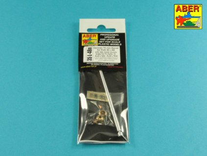 1/35 Germ.75mm barrel for KwK40L/48 with late model muzzle brake for Pz.Kpfw.VI, Ausf.J late-Ausf.J final