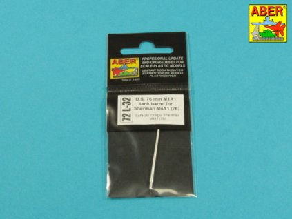 1/72 U.S.76 mm M1A1 tank barrel for Sherman M4A1 (76)